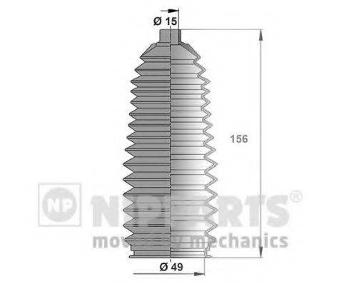 NIPPARTS J2843012 Комплект пильника, рульове керування