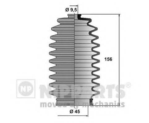 NIPPARTS J2844004 Комплект пильника, рульове керування