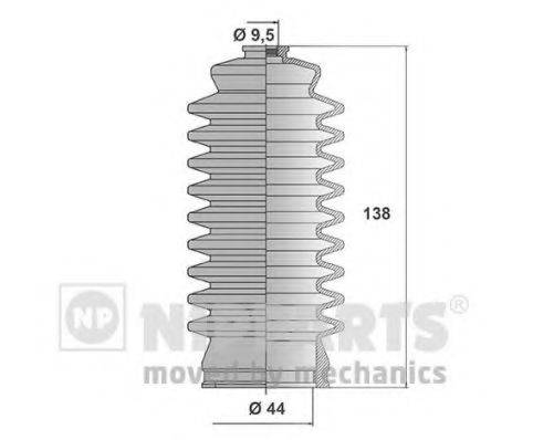 NIPPARTS J2852001 Комплект пильника, рульове керування