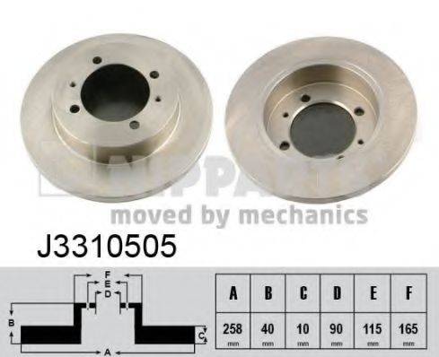 NIPPARTS J3310505 гальмівний диск