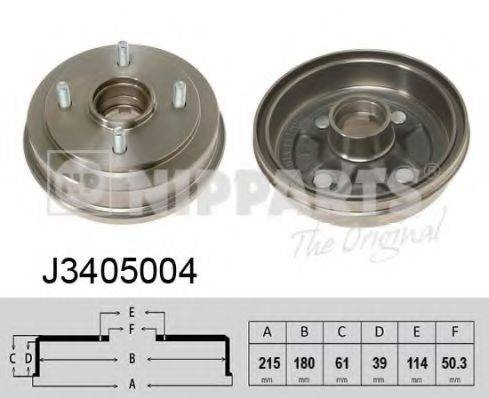 NIPPARTS J3405004 Гальмівний барабан