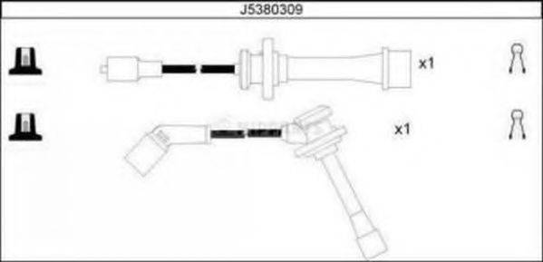 NIPPARTS J5380309 Комплект дротів запалювання