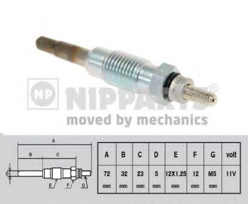 NIPPARTS J5710400 Свічка розжарювання