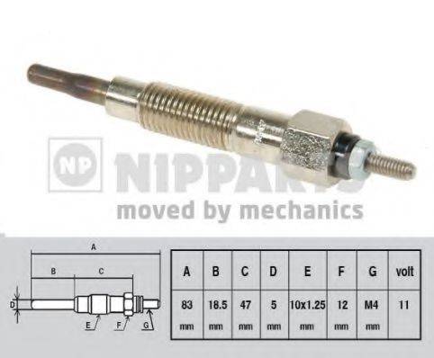 NIPPARTS J5711008 Свічка розжарювання