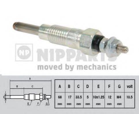 NIPPARTS J5711018 Свічка розжарювання