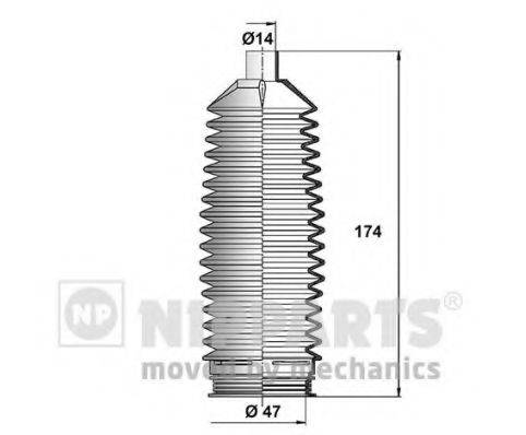 NIPPARTS N2840515 Комплект пильника, рульове керування