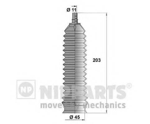 NIPPARTS N2840903 Комплект пильника, рульове керування