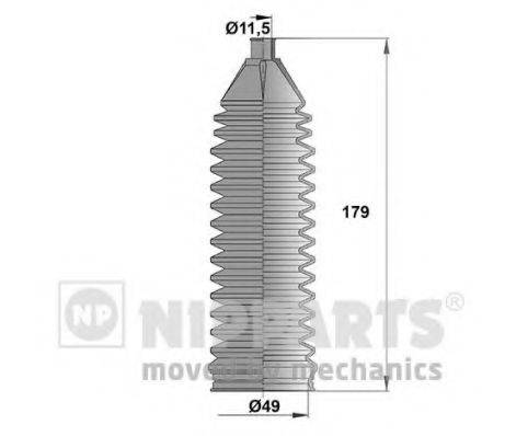 NIPPARTS N2840912 Комплект пильника, рульове керування