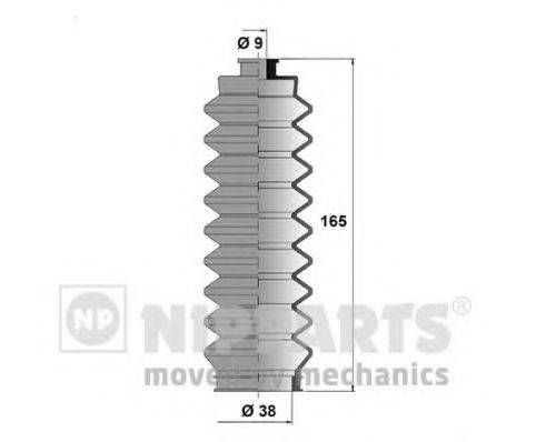 NIPPARTS N2844015 Комплект пильника, рульове керування