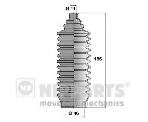 NIPPARTS N2845004 Комплект пильника, рульове керування