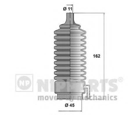 NIPPARTS N2845009 Комплект пильника, рульове керування