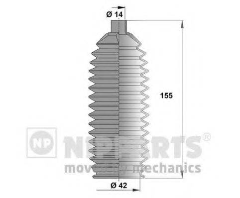 NIPPARTS N2846014 Комплект пильника, рульове керування