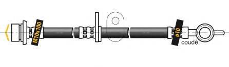 MGA F6435 Гальмівний шланг