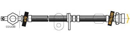 MGA F6844 Гальмівний шланг