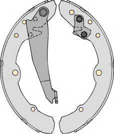 MGA K591550 Комплект гальм, барабанний гальмівний механізм