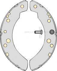 MGA M646 Комплект гальмівних колодок