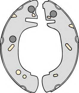 MGA PM724469 Комплект гальм, барабанний гальмівний механізм