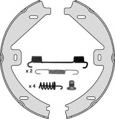 MGA M889R Комплект гальмівних колодок, стоянкова гальмівна система