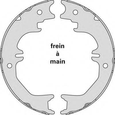 MGA M903 Комплект гальмівних колодок, стоянкова гальмівна система