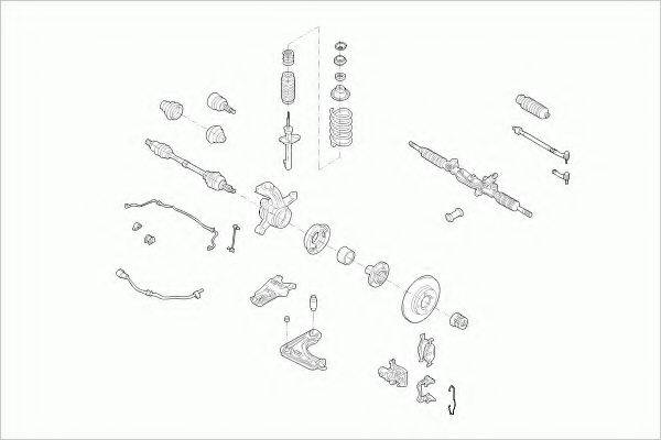 ZF PARTS FORDKAFZ001 Рульове управління; Підвіска колеса