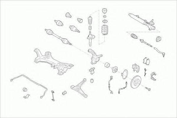 ZF PARTS VWSHARAFZ002 Рульове управління; Підвіска колеса