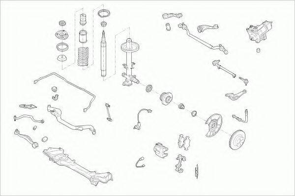 ZF PARTS BMW5TOUFZ005 Рульове управління; Підвіска колеса