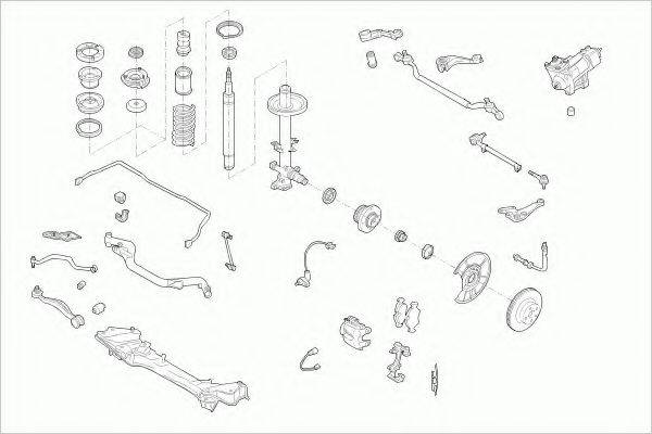 ZF PARTS BMW5TOUFZ006 Рульове управління; Підвіска колеса