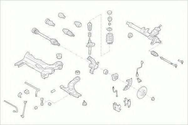 ZF PARTS SKODAOCTAVFZ005 Рульове управління; Підвіска колеса