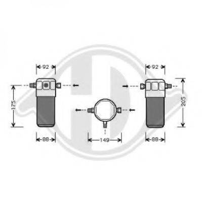 DIEDERICHS 8101502 Осушувач, кондиціонер