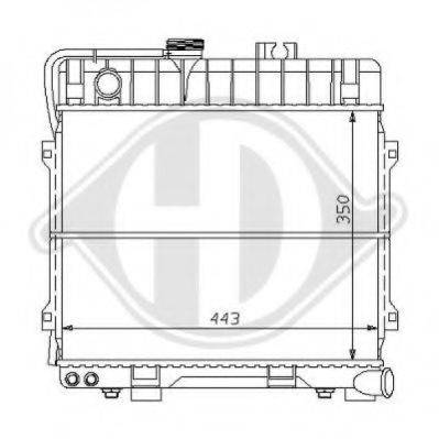 DIEDERICHS 8102150 Радіатор, охолодження двигуна