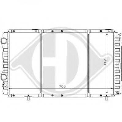 DIEDERICHS 8109199 Радіатор, охолодження двигуна