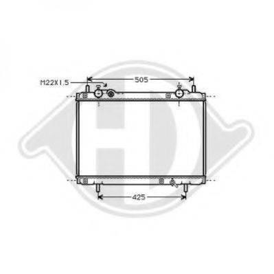 DIEDERICHS 8109202 Радіатор, охолодження двигуна