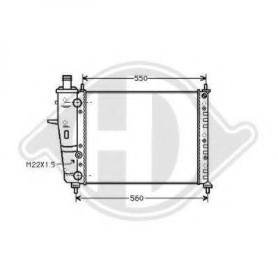 DIEDERICHS 8109203 Радіатор, охолодження двигуна