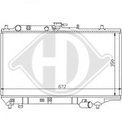 DIEDERICHS 8120109 Радіатор, охолодження двигуна