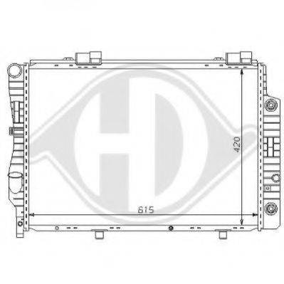 DIEDERICHS 8121151 Радіатор, охолодження двигуна
