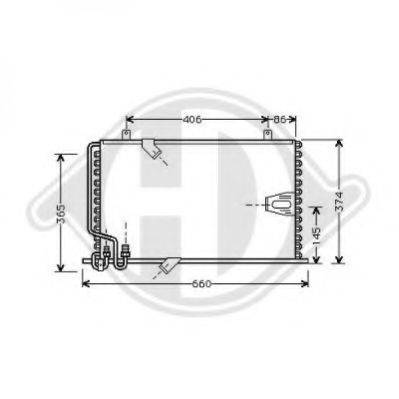 DIEDERICHS 8122201 Конденсатор, кондиціонер