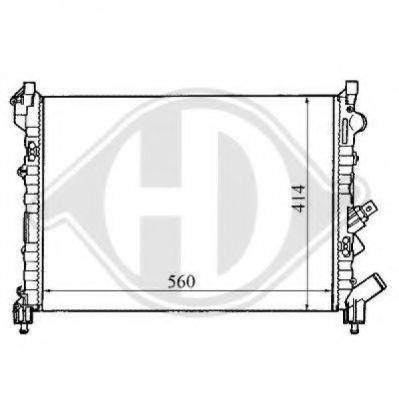 DIEDERICHS 8129164 Радіатор, охолодження двигуна