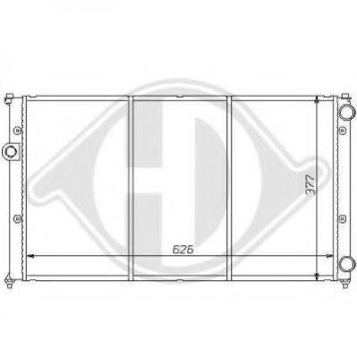 DIEDERICHS 8138127 Радіатор, охолодження двигуна