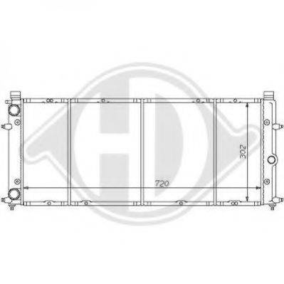 DIEDERICHS 8138131 Радіатор, охолодження двигуна