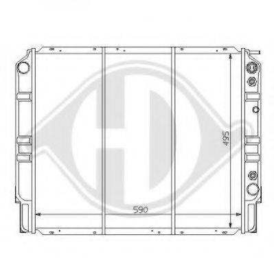 DIEDERICHS 8139121 Радіатор, охолодження двигуна