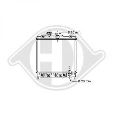 DIEDERICHS 8150121 Радіатор, охолодження двигуна