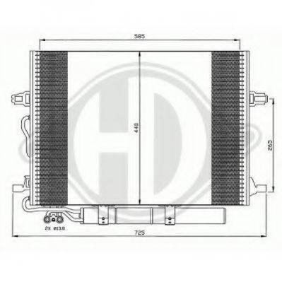 DIEDERICHS 8161500 Конденсатор, кондиціонер