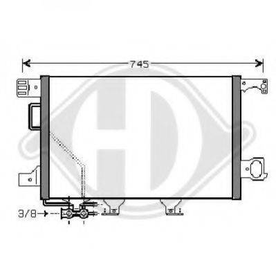 DIEDERICHS 8167112 Конденсатор, кондиціонер