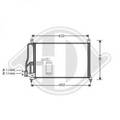 DIEDERICHS 8183001 Конденсатор, кондиціонер