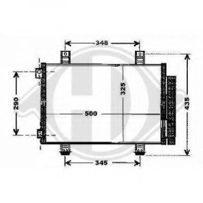 DIEDERICHS 8186600 Конденсатор, кондиціонер