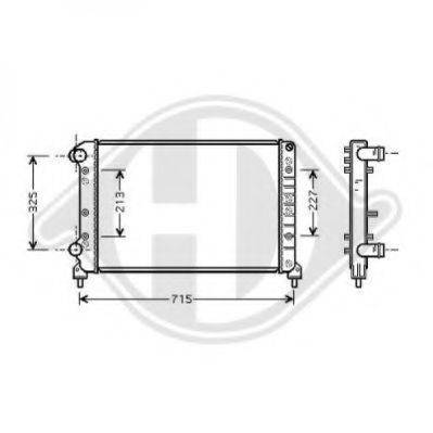DIEDERICHS 8348507 Радіатор, охолодження двигуна