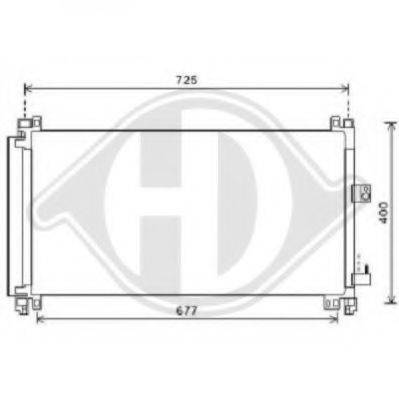 DIEDERICHS 8424401 Конденсатор, кондиціонер