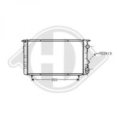 DIEDERICHS 8448905 Радіатор, охолодження двигуна