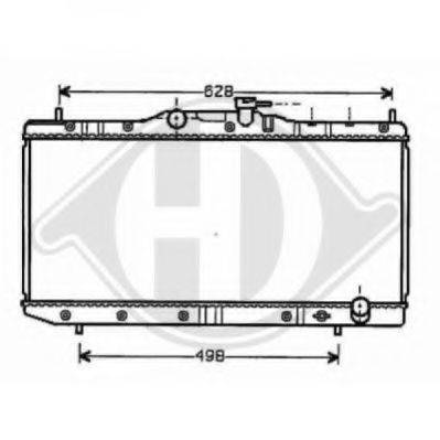 DIEDERICHS 8500190 Радіатор, охолодження двигуна