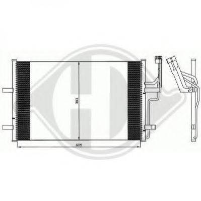 DIEDERICHS 8561802 Конденсатор, кондиціонер